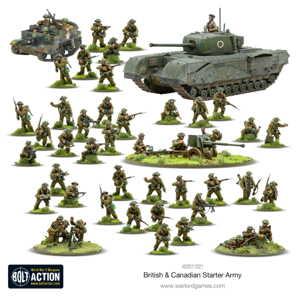 Bolt Action:  British & Canadian Army (1943-45) Starter Army